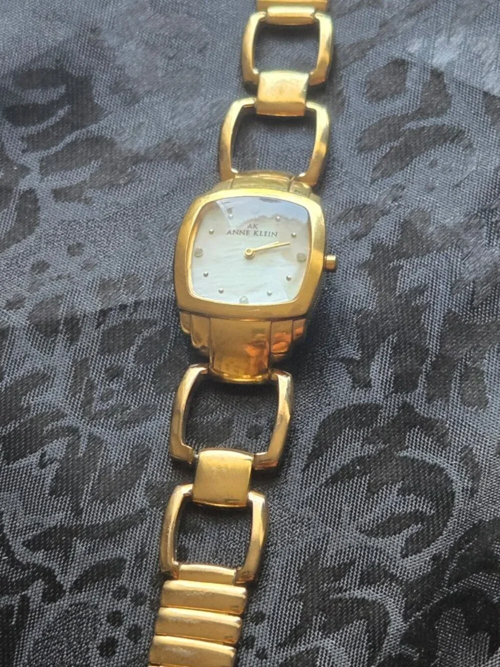 Vintage ANNE KLEIN Women's Gold-Tone Bracelet Watch
